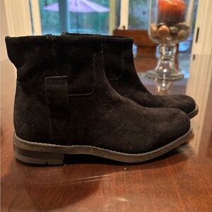 Franco Sarto Black Suede Shoes